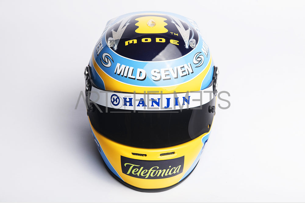 Casco réplica 1:1 del Campeón del Mundo de F1 2006 Fernando Alonso