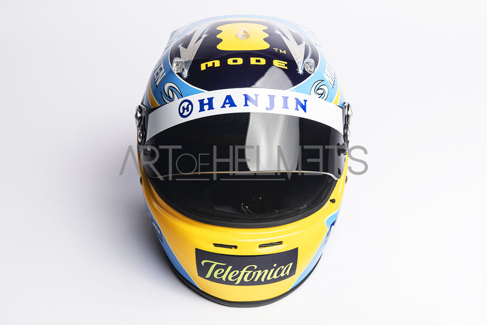 Casco réplica 1:1 del Campeón del Mundo de F1 2006 Fernando Alonso