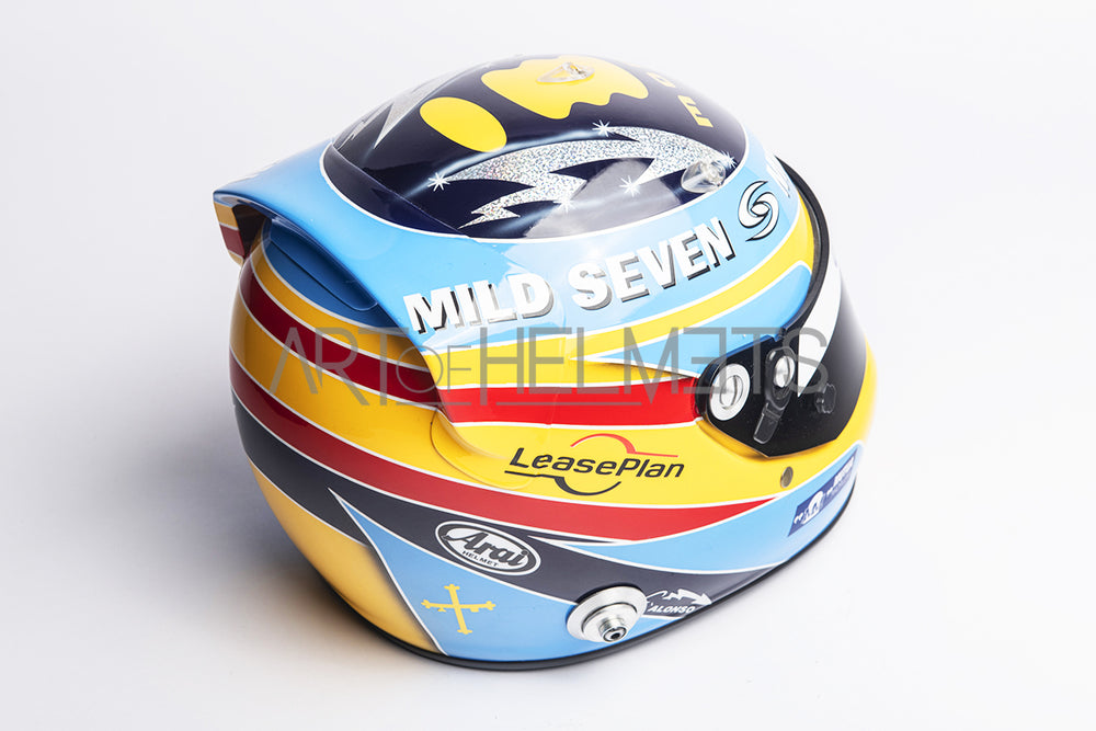 Casco réplica 1:1 del Campeón del Mundo de F1 2006 Fernando Alonso