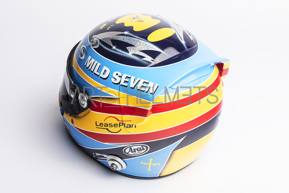 Casco réplica 1:1 del Campeón del Mundo de F1 2006 Fernando Alonso