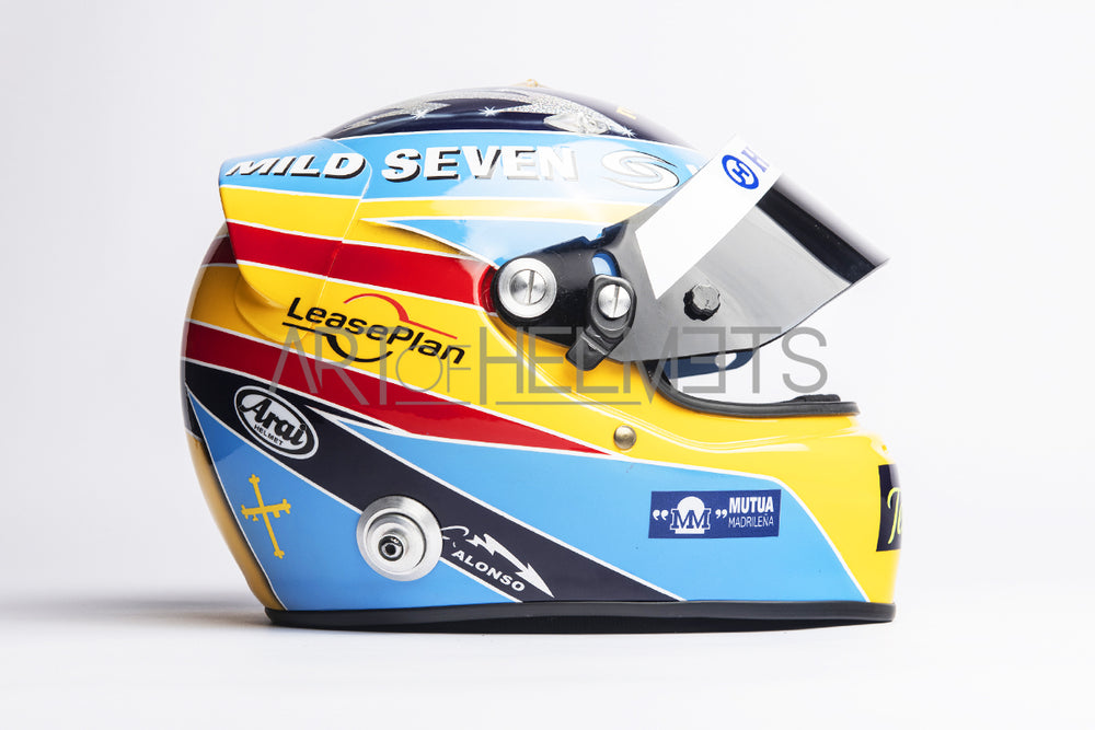 Casco réplica 1:1 del Campeón del Mundo de F1 2006 Fernando Alonso