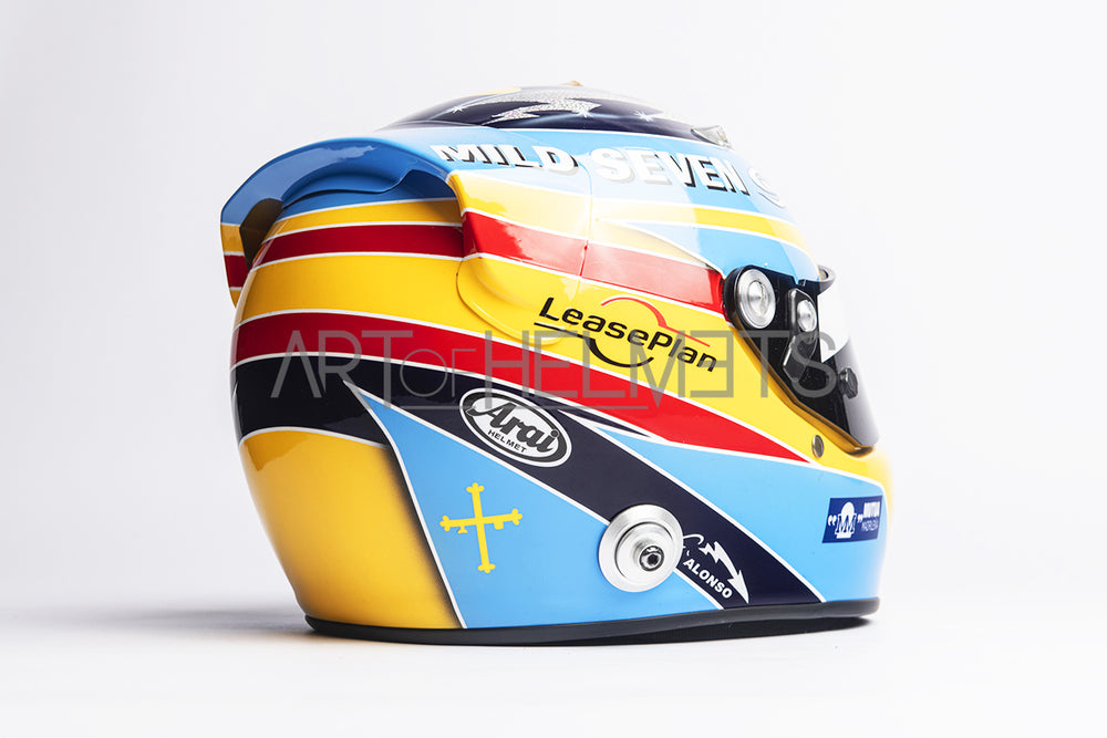 Casco réplica 1:1 del Campeón del Mundo de F1 2006 Fernando Alonso