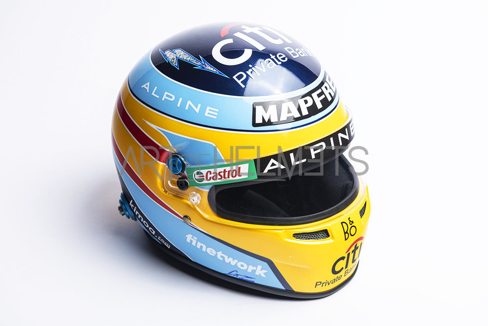 Fernando Alonso 2021 F1 Full-Size 1:1 Replica Helmet