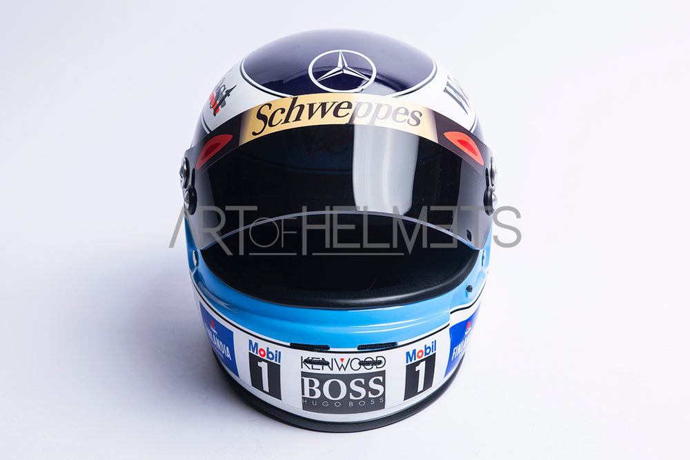 Mika Hakkinen 1998 F1 World Champion Full-Size 1:1 Replica Helmet