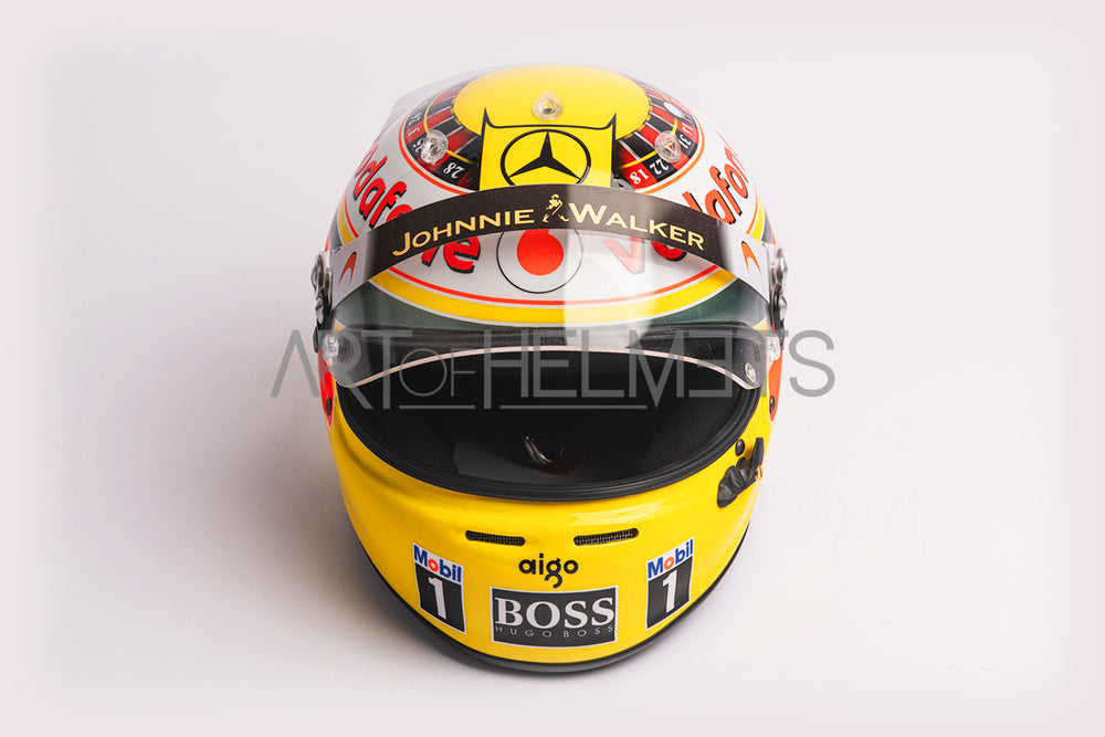 Lewis Hamilton 2010 Monaco Grand Prix F1 Full-Size 1:1 Replica Helmet