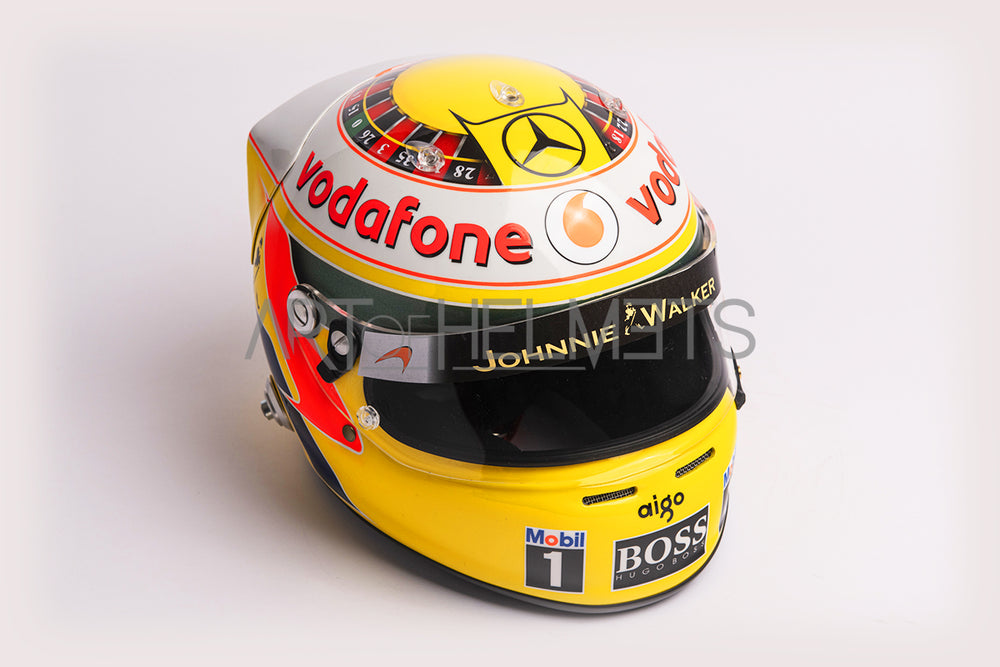 Lewis Hamilton 2010 Monaco Grand Prix F1 Full-Size 1:1 Replica Helmet