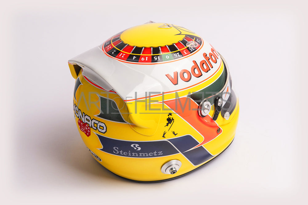 Lewis Hamilton 2010 Monaco Grand Prix F1 Full-Size 1:1 Replica Helmet