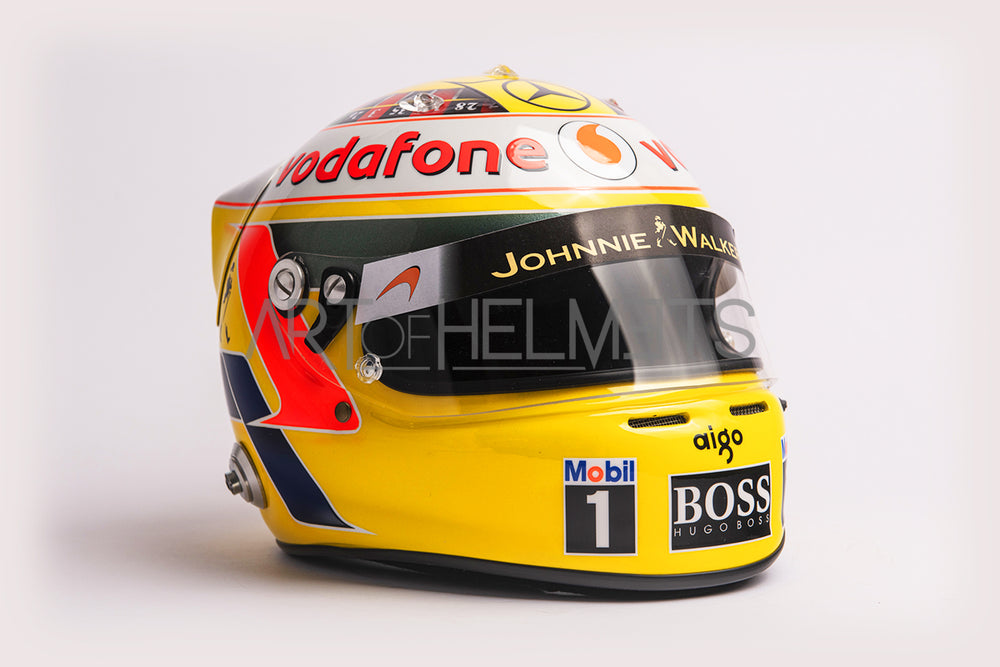 Lewis Hamilton 2010 Monaco Grand Prix F1 Full-Size 1:1 Replica Helmet