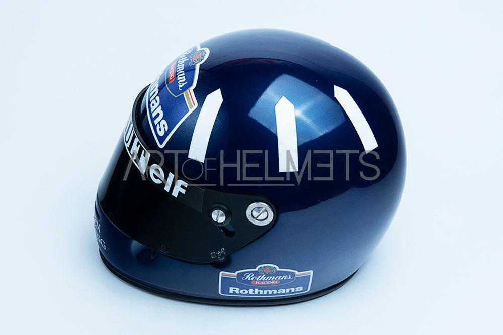 Damon Hill 1996 Campeón Mundial de F1 Casco de tamaño completo 1:1 Réplica del casco