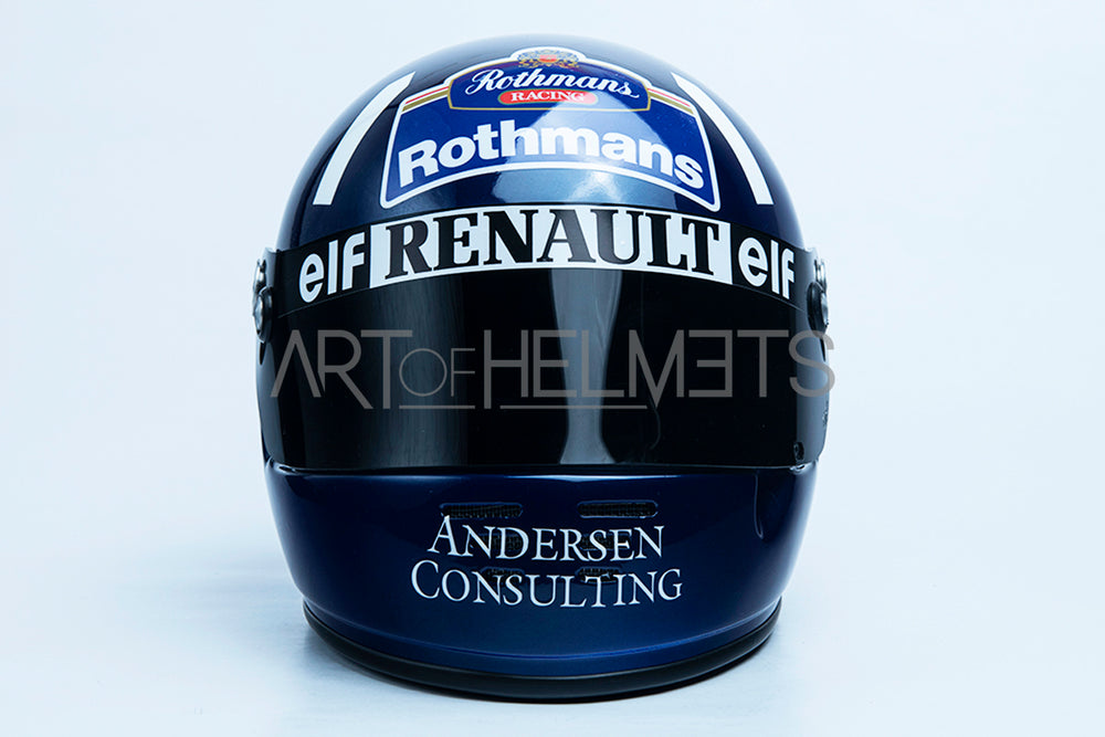 Damon Hill 1996 Campeón Mundial de F1 Casco de tamaño completo 1:1 Réplica del casco