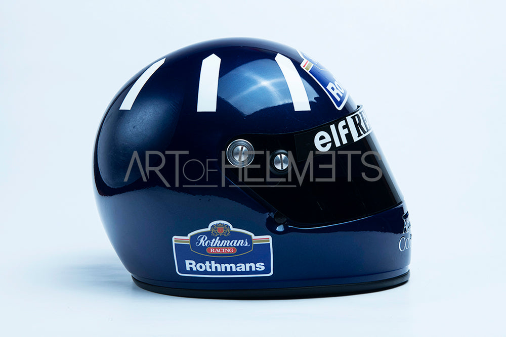 Damon Hill 1996 Campeón Mundial de F1 Casco de tamaño completo 1:1 Réplica del casco