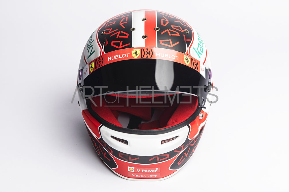 Casco réplica 1:1 de Charles Leclerc F1 2020