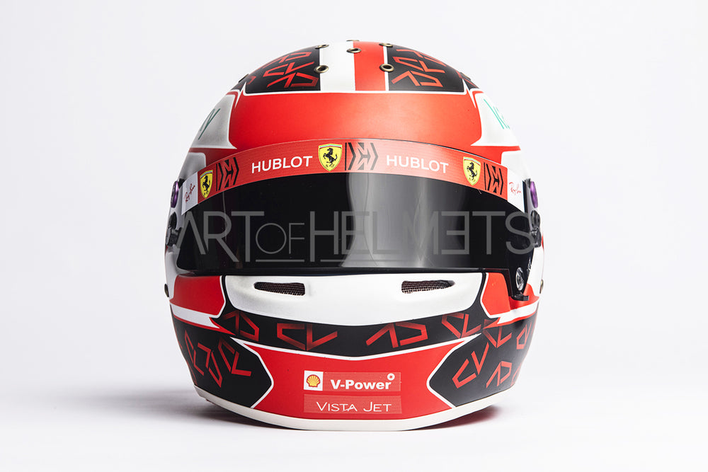 Casco réplica 1:1 de Charles Leclerc F1 2020