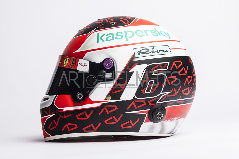 Casco réplica 1:1 de Charles Leclerc F1 2020