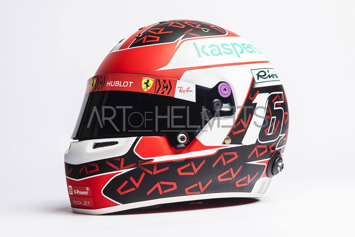 Casco r plica 1 1 de Charles Leclerc F1 2020