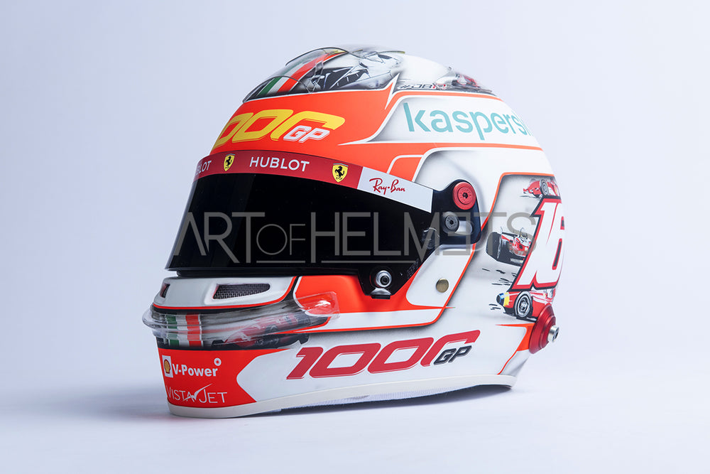 Charles Leclerc 2020 Mugello Grand Prix F1 Full-Size 1:1 Replica Helmet