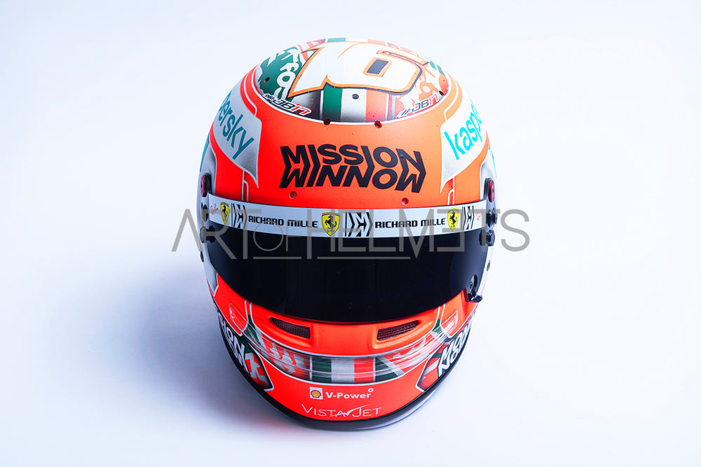 Charles Leclerc 2021 Imola GP Full-Size 1:1 Replica Helmet