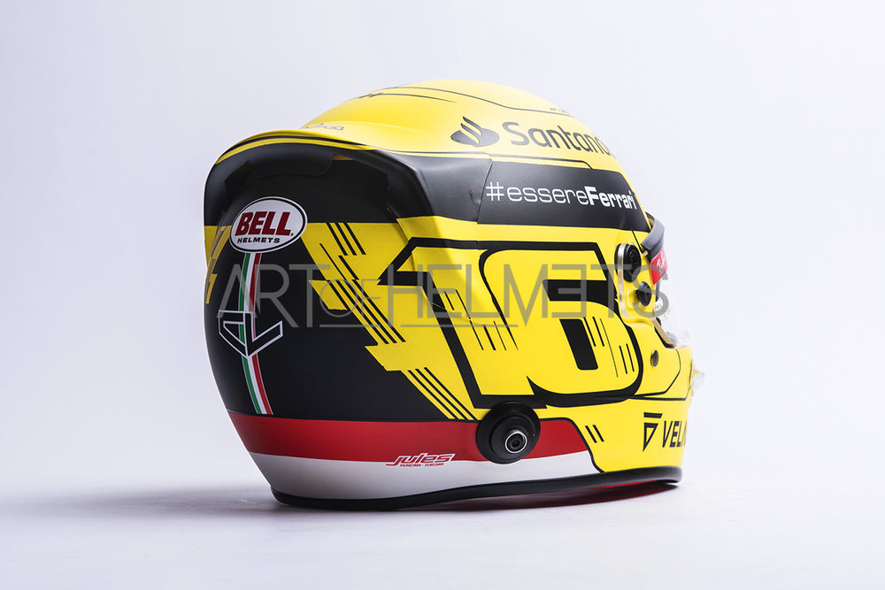 Charles Leclerc 2022 Monza Grand Prix F1 Full-Size 1:1 Replica Helmet