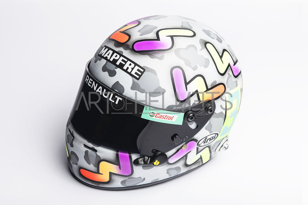 Casco réplica 1:1 de Daniel Ricciardo F1 2020