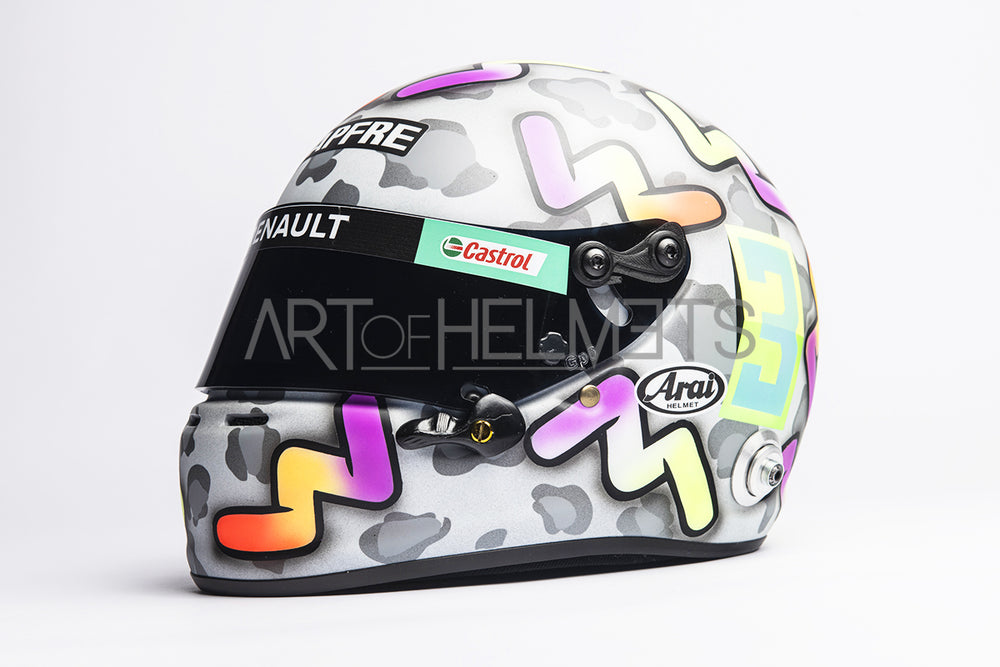 Casco réplica 1:1 de Daniel Ricciardo F1 2020