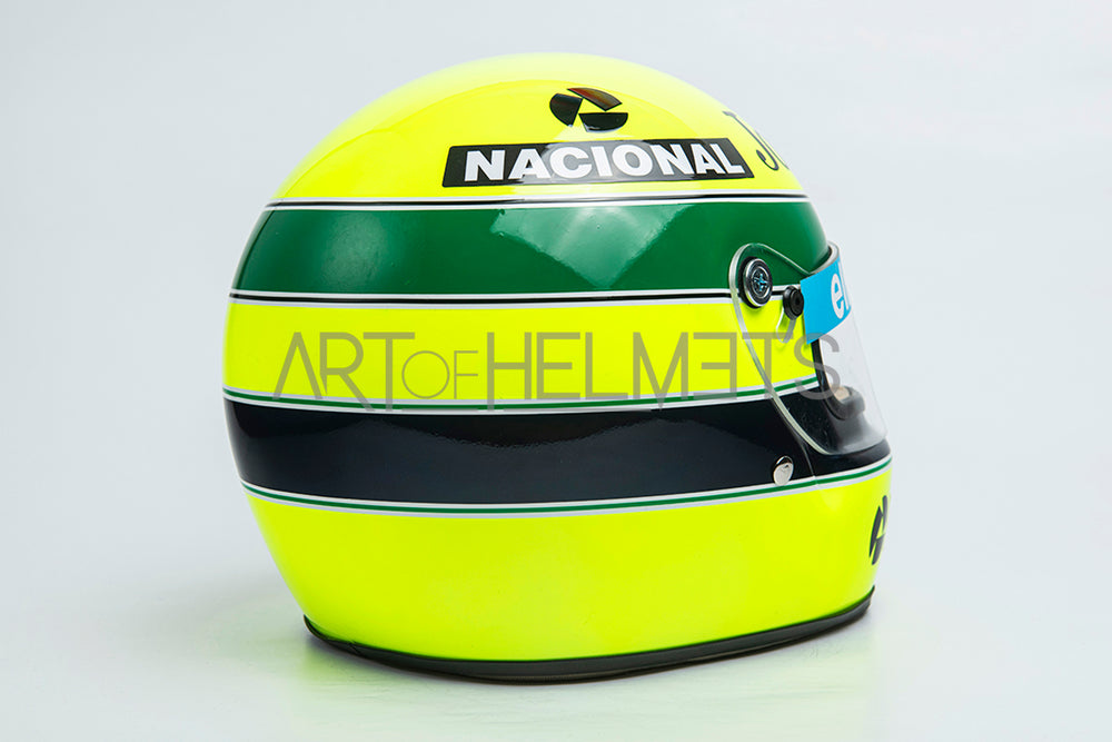 Ayrton Senna 1985 & 1986 F1 Full-Size 1:1 Replica Helmet