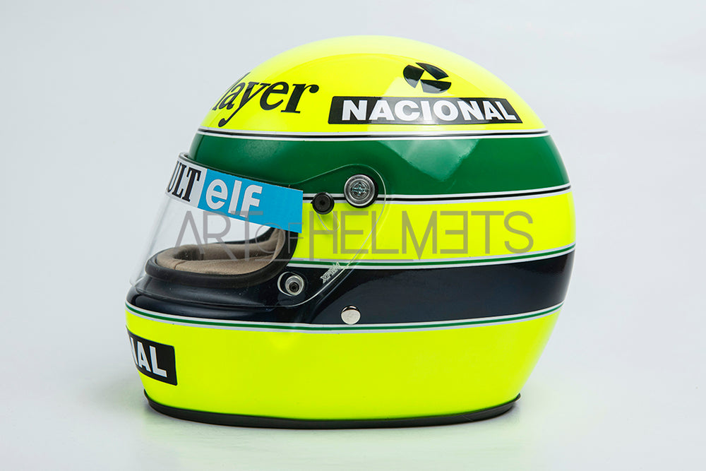 Ayrton Senna 1985 & 1986 F1 Full-Size 1:1 Replica Helmet