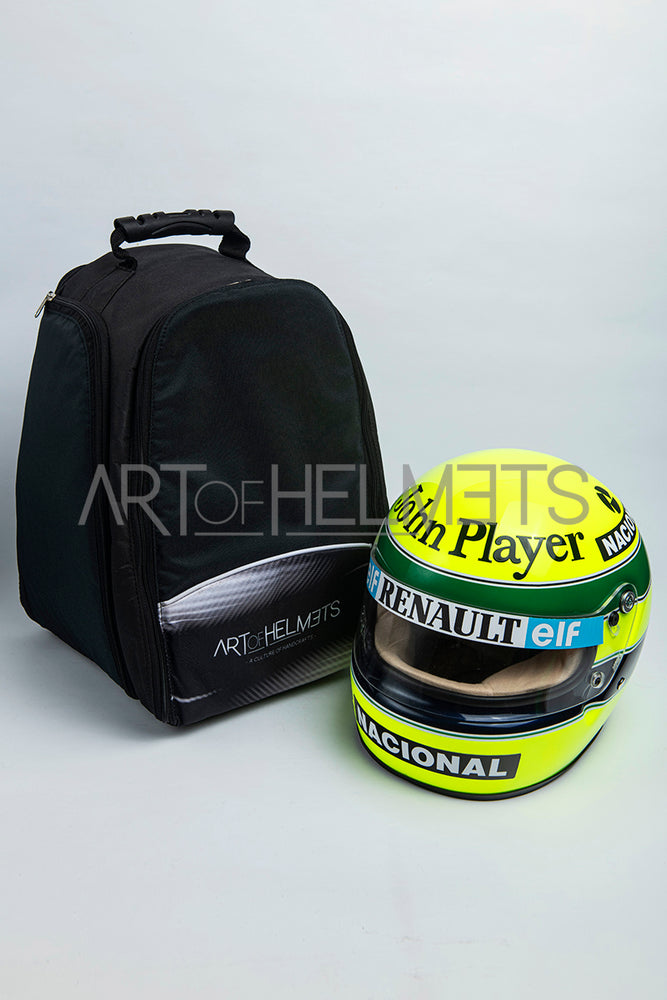 Ayrton Senna 1985 & 1986 F1 Full-Size 1:1 Replica Helmet