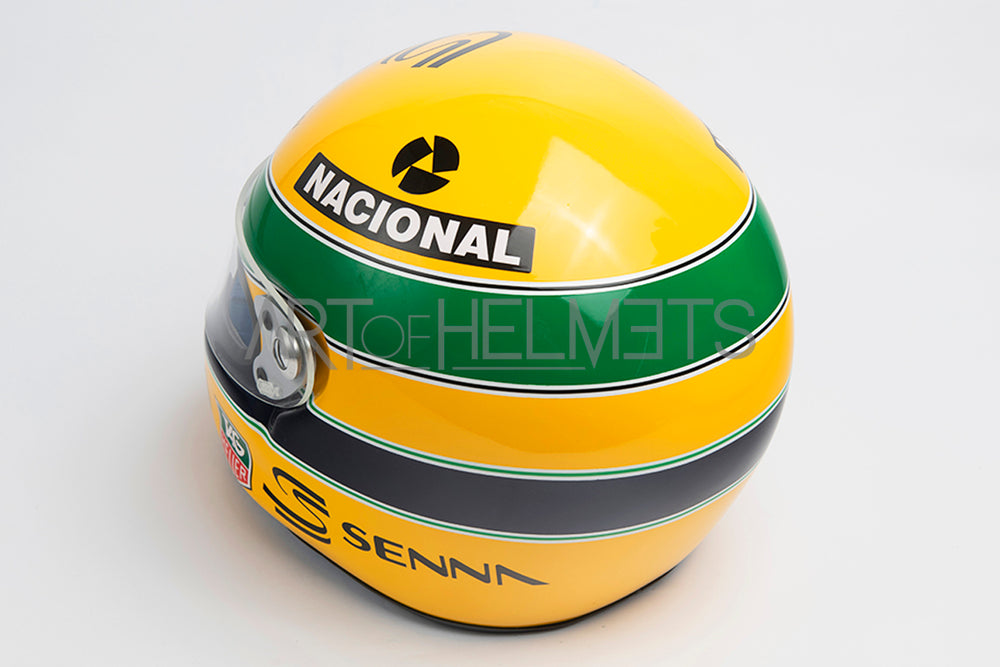 Ayrton Senna 1993 Paris Bercy Kart Full-Size 1:1 Réplica del casco