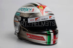 Sebastian Vettel 2017 Chrome Monza Grand Prix Full-Size 1:1 Réplica del casco