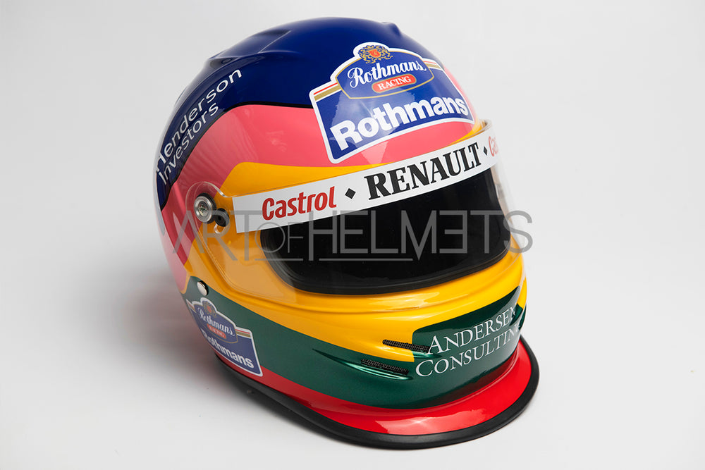 Jacques Villeneuve 1997 Campeón Mundial de F1 Casco de tamaño completo 1:1 Réplica del casco