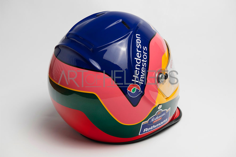 Jacques Villeneuve 1997 Campeón Mundial de F1 Casco de tamaño completo 1:1 Réplica del casco