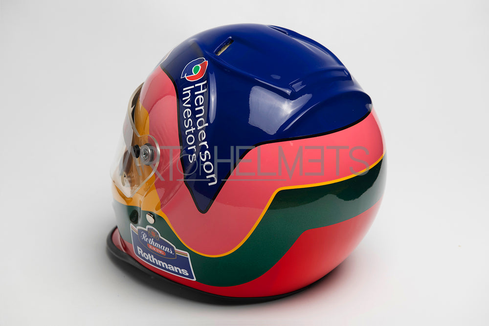 Jacques Villeneuve 1997 Campeón Mundial de F1 Casco de tamaño completo 1:1 Réplica del casco