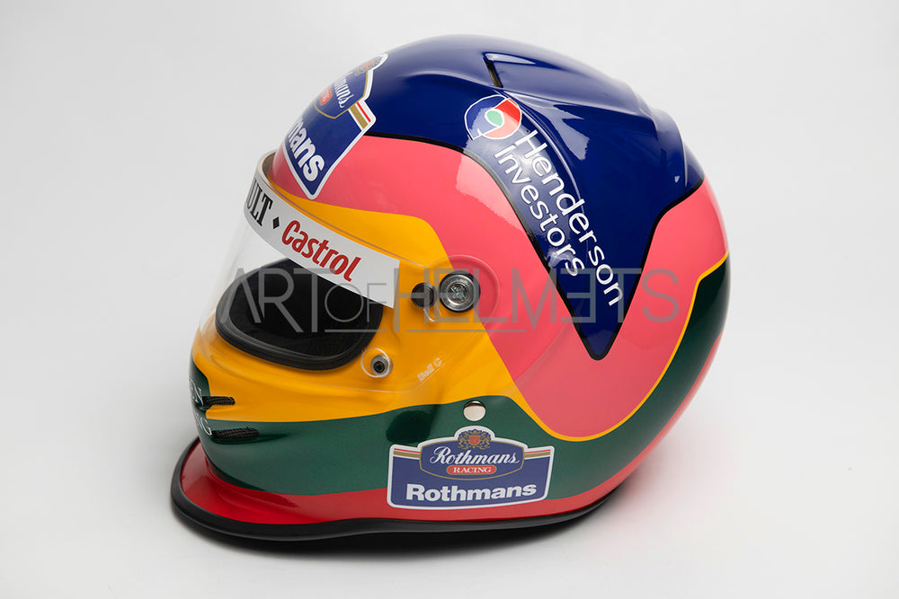 Jacques Villeneuve 1997 Campeón Mundial de F1 Casco de tamaño completo 1:1 Réplica del casco