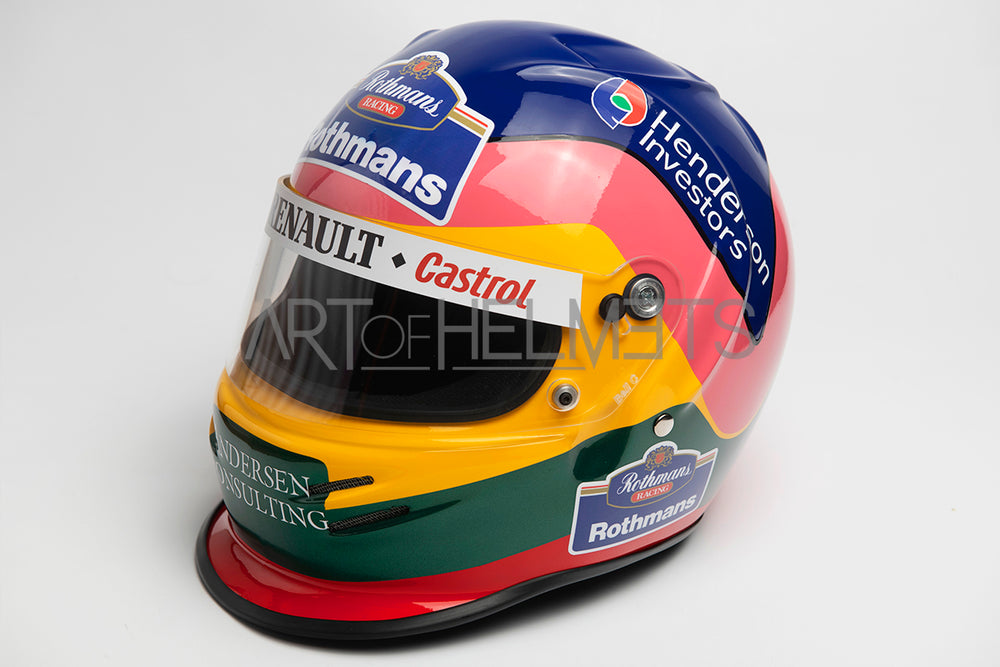 Jacques Villeneuve 1997 Campeón Mundial de F1 Casco de tamaño completo 1:1 Réplica del casco