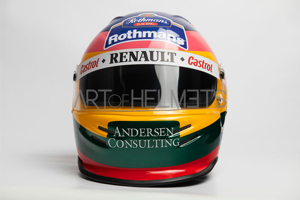 Jacques Villeneuve 1997 Campeón Mundial de F1 Casco de tamaño completo 1:1 Réplica del casco