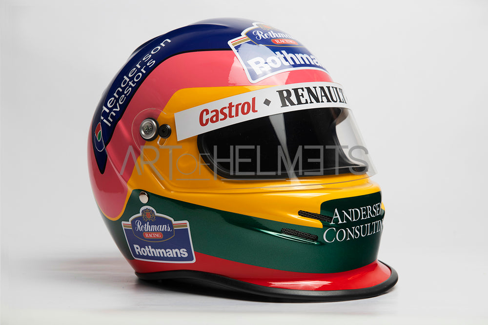 Jacques Villeneuve 1997 Campeón Mundial de F1 Casco de tamaño completo 1:1 Réplica del casco