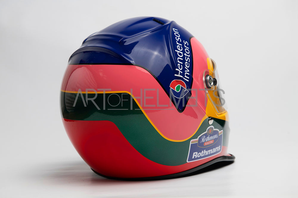 Jacques Villeneuve 1997 Campeón Mundial de F1 Casco de tamaño completo 1:1 Réplica del casco