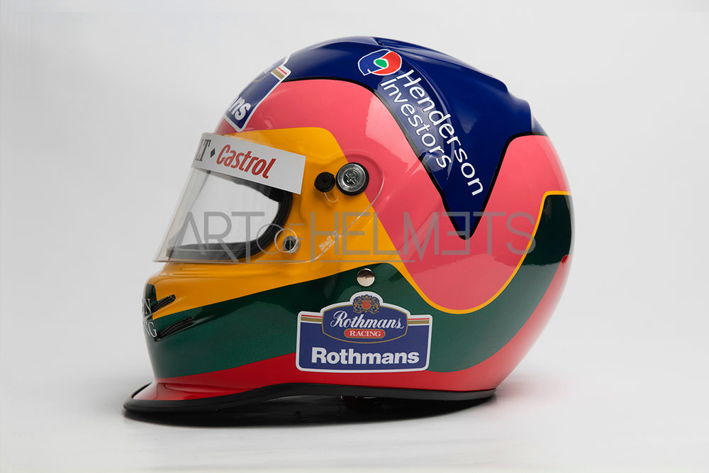 Jacques Villeneuve 1997 Campeón Mundial de F1 Casco de tamaño completo 1:1 Réplica del casco