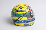 Ayrton Senna 1988 Art Custom Full-Size 1:1 Replica Helmet by Montesano.