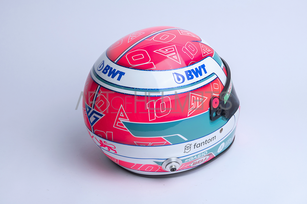 Pierre Gasly 2023 Miami GP F1 Full-Size 1:1 Replica Helmet