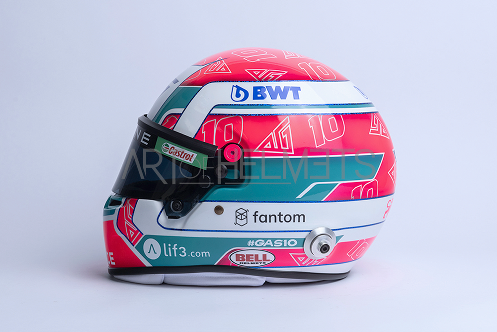 Pierre Gasly 2023 Miami GP F1 Full-Size 1:1 Replica Helmet