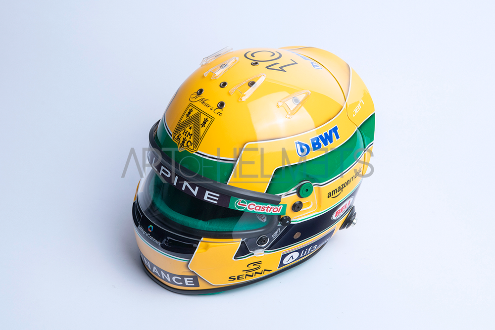 Pierre Gasly 2024 Imola GP F1 Full-Size 1:1 Replica Helmet