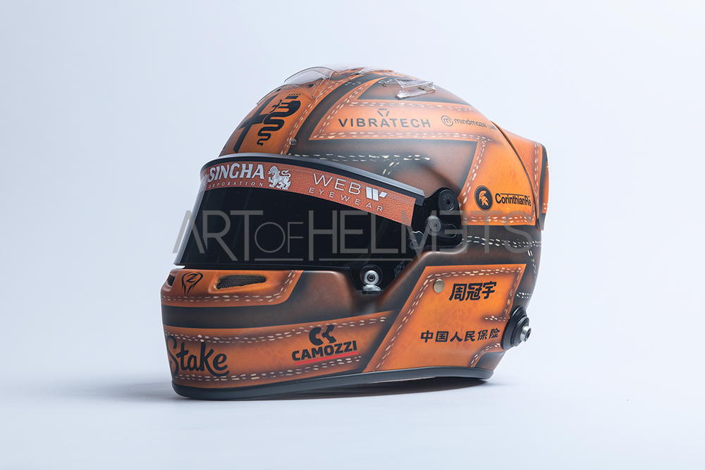 Zhou Guanyu 2023 F1 Austin Grand Prix Full-Size 1:1 Replica Helmet