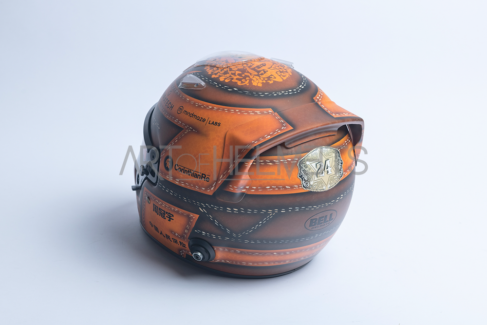 Zhou Guanyu 2023 F1 Austin Grand Prix Full-Size 1:1 Replica Helmet