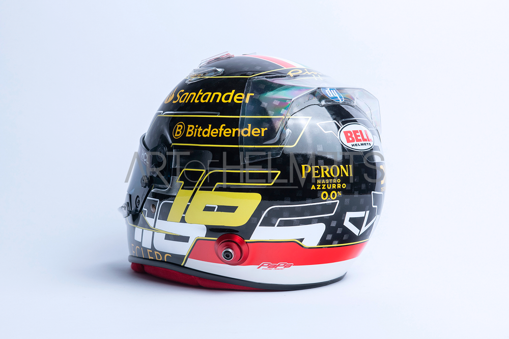 Charles Leclerc 2024 Monza Grand Prix F1 Full-Size 1:1 Replica Helmet