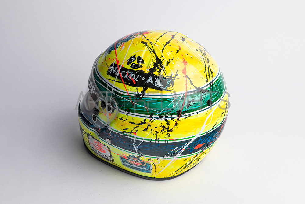 Ayrton Senna 1994 Art Custom Full-Size 1:1 Replica Helmet by Montesano