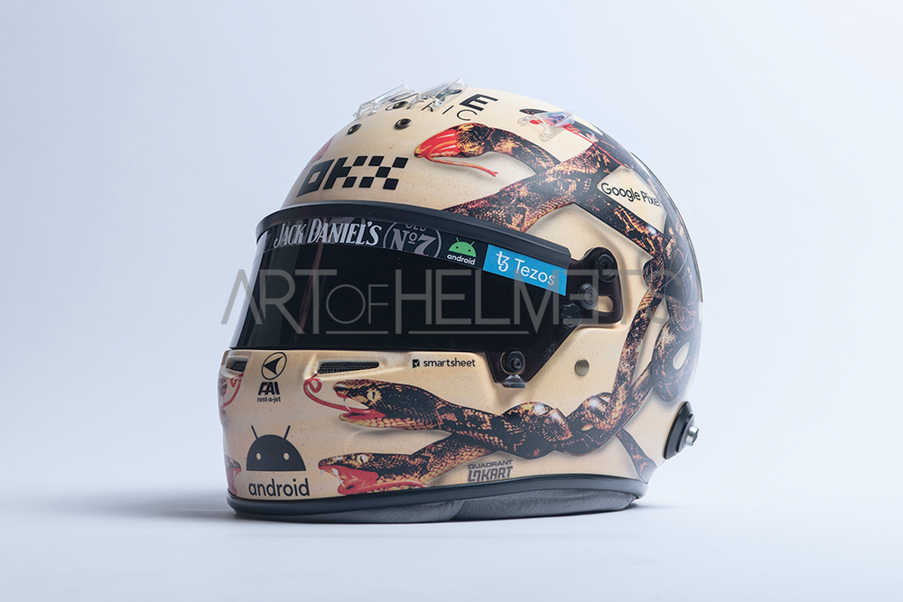 Lando Norris 2023 Las Vegas GP F1 Full-Size 1:1 Replica Helmet