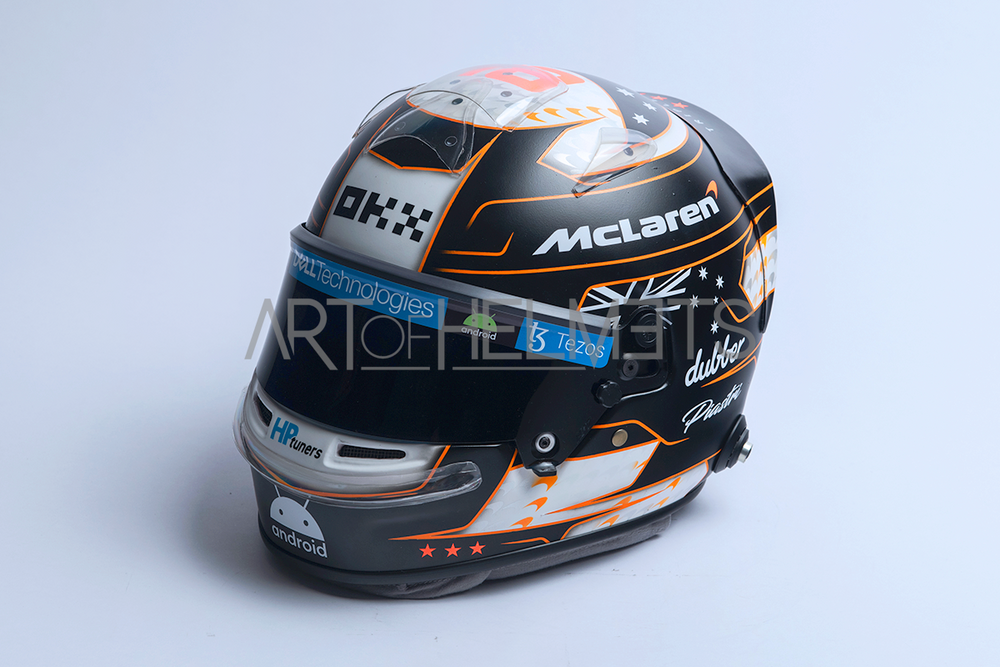 Oscar Piastri 2023 F1 Monaco Grand Prix Full-Size 1:1 Replica Helmet