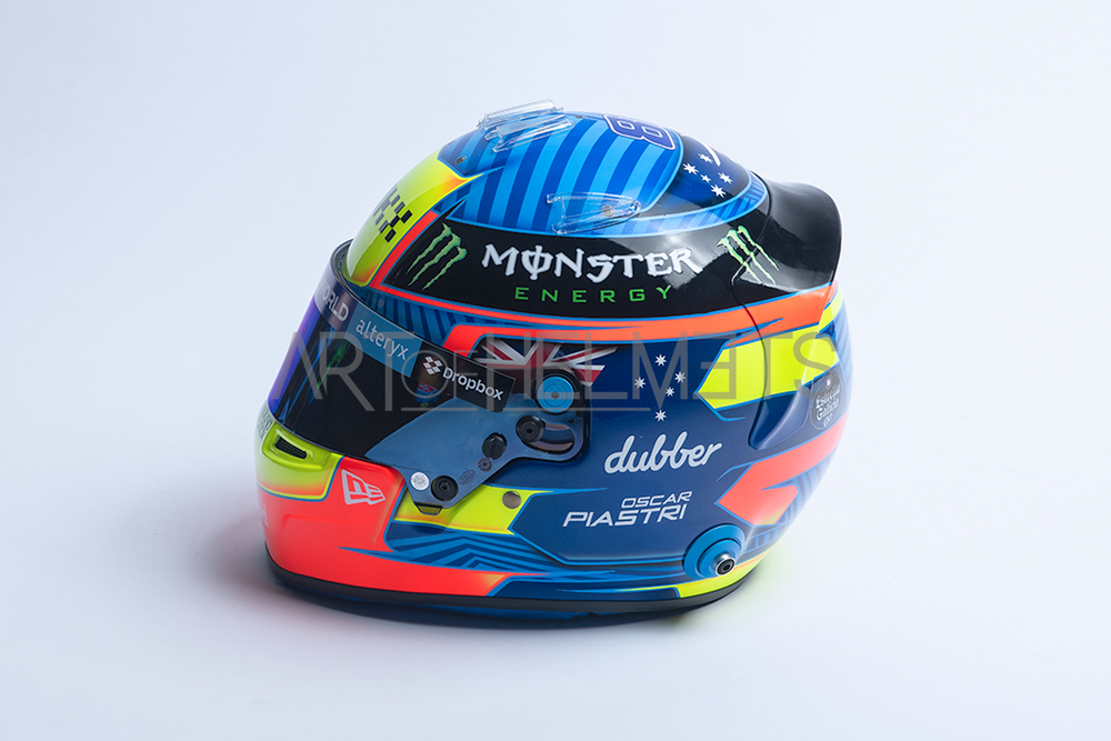 Oscar Piastri 2024 F1 Full-Size 1:1 Replica Helmet