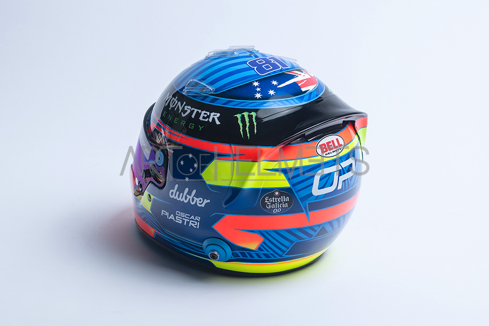 Oscar Piastri 2024 F1 Full-Size 1:1 Replica Helmet